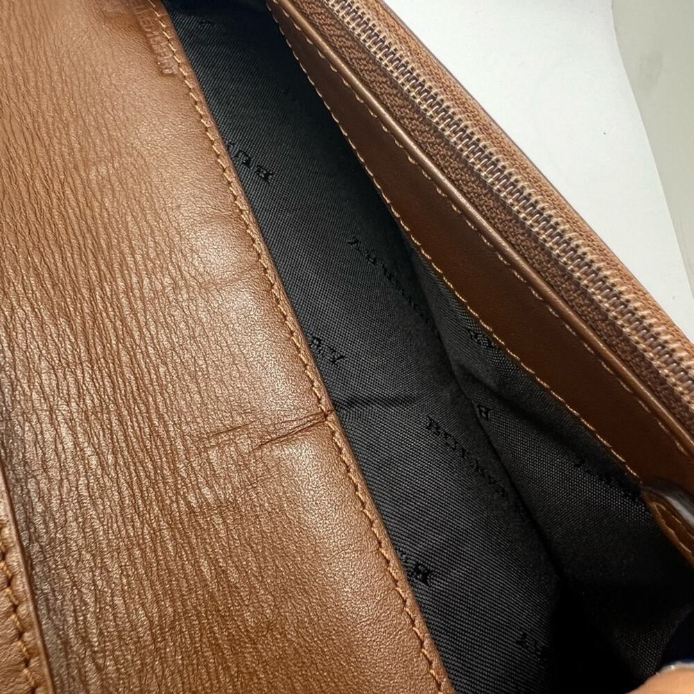 GUC Burberry Brown Nova Check Long Wallet - Picture 8 of 10